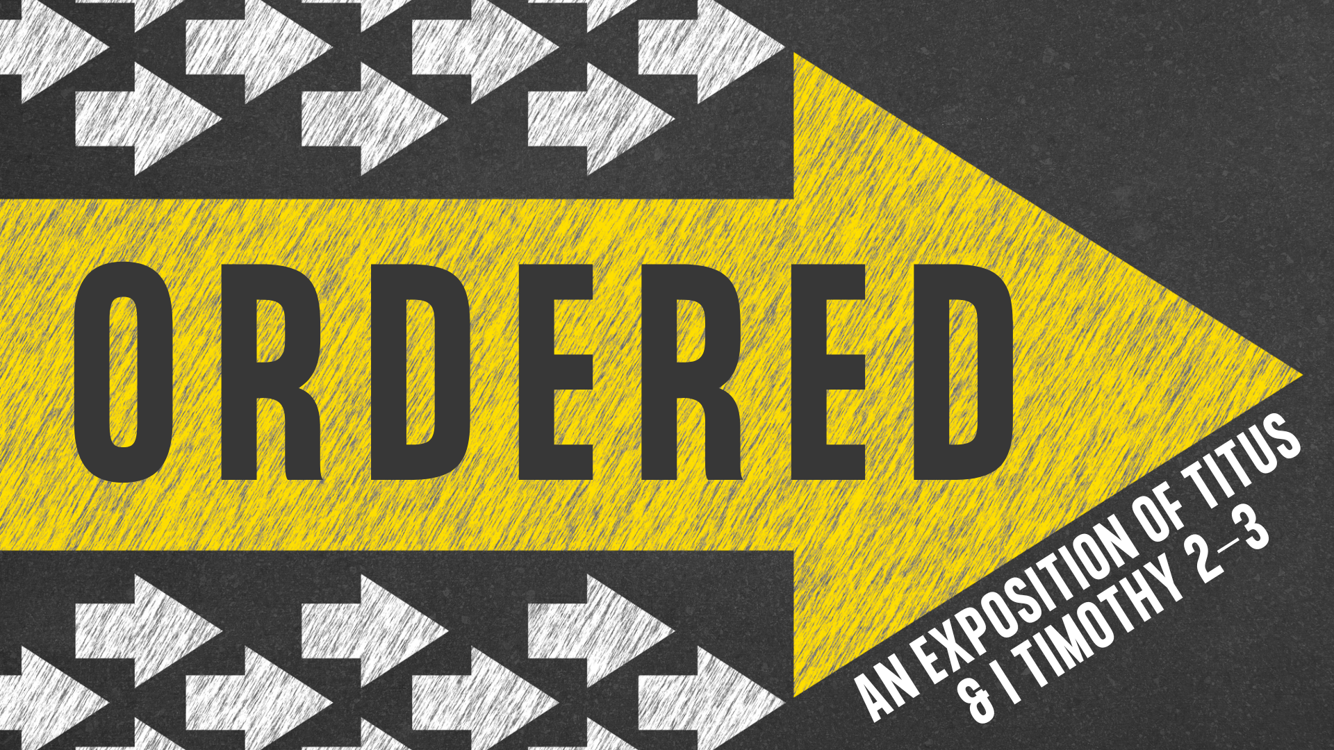 Launch of Ordered Sermon Series