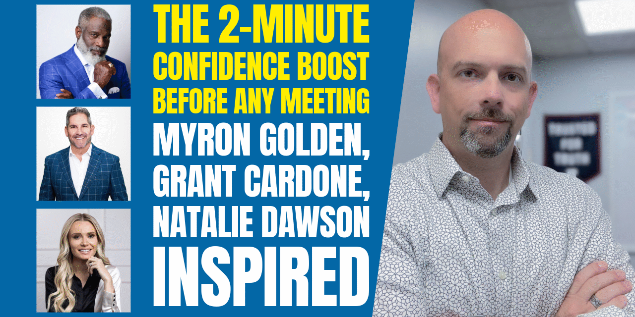 The 2-Minute Confidence Boost Before Any Meeting